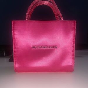 Brandon Blackwood: Hot Pink Satin ESR Tote